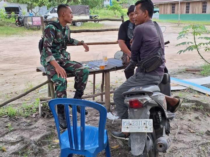Jalin Kedekatan dengan Warga, Babinsa Kodim 1016/Palangka Raya Laksanakan Anjangsana