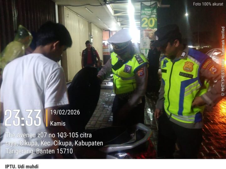 Reskrim Polsek Cikupa Laksanakan Patroli Mobile Antisipasi Tawuran dan Perang Sarung