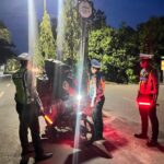 Satlantas Polres Kotim Laksanakan Blue Light Patrol Subuh, Antisipasi Laka Lantas dan Balapan Liar di Bulan Ramadhan