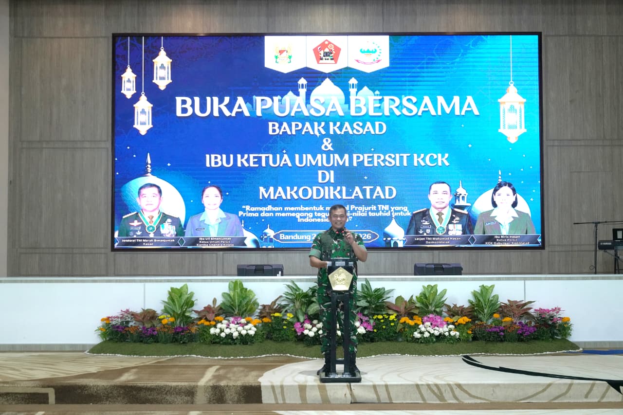 Kasad: Masjid Bukan Hanya Sarana Ibadah, tetapi Tempat Berkumpul dan Membina Karakter Prajurit