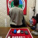 Pengedar Sabu Diamankan Satresnarkoba Polres Kotim Saat Berada di Indomaret Baamang Tengah Dengan BB 22, 72 Gram.