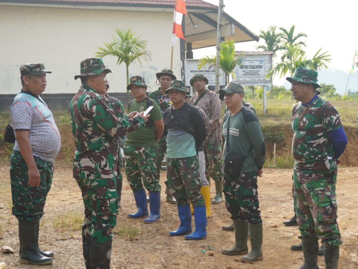 Satgas TMMD Laksanakan Apel Pagi untuk Pengecekan Personil