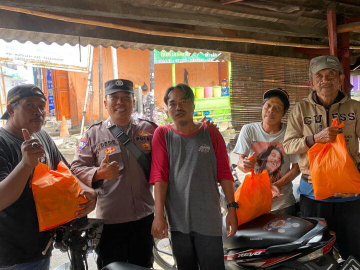 Berbagi Kepedulian di Kutajaya, Polsek Pasar Kemis Perkuat Sinergi dan Harkamtibmas