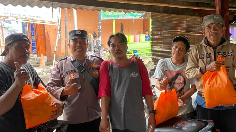 Berbagi Kepedulian di Kutajaya, Polsek Pasar Kemis Perkuat Sinergi dan Harkamtibmas