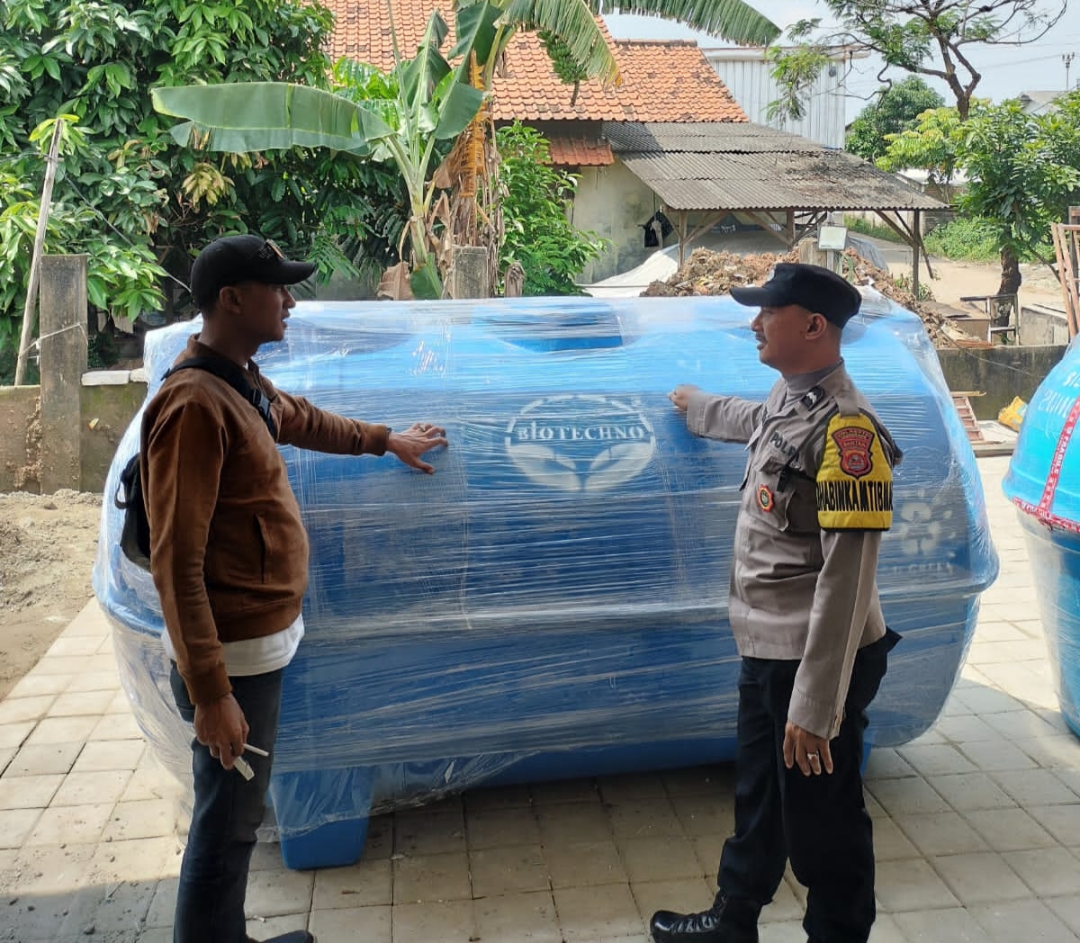 Progres Pembangunan SPPG 1.02 Kapolda Banten Hampir Rampung, Polsek Pasar Kemis Lakukan Monitoring Intensif