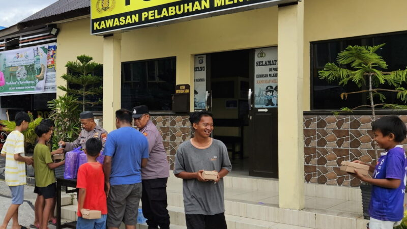 Menyemarakkan Bulan Suci Ramadhan 1447H/ 2026M Polsek KPM Polres Kotim Berbagi Takzil