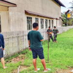 Kodim 1019/Katingan Turut Sukseskan Pembangunan Koperasi Merah Putih di Desa Pegatan Kecamatan Katingan Kuala.