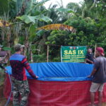 Dukung Program Ketahanan Pangan, Satgas TMMD Reguler ke-127 Buat Kolam Ikan