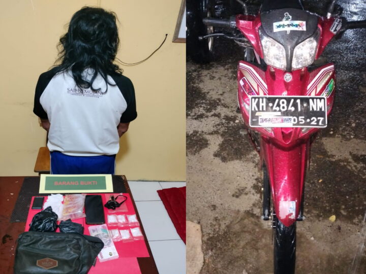 Unit Reskrim Polsek Cempaga Hulu Polres Kotim Tangkap Pengedar Sabu, Dengan BB 28,28 Gram.