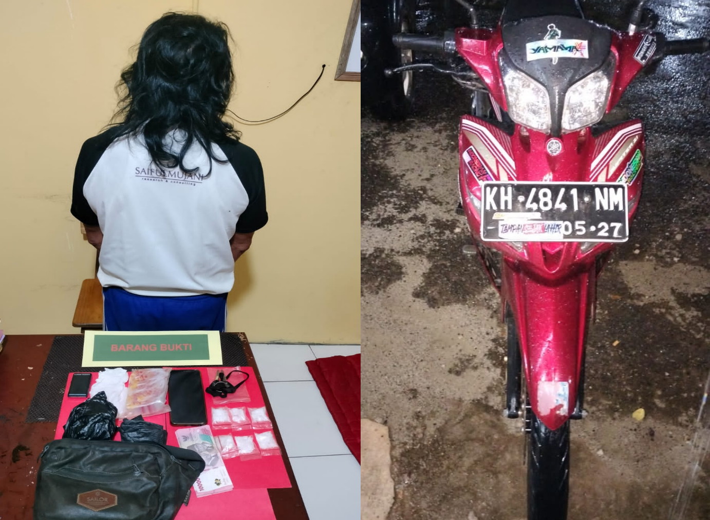 Unit Reskrim Polsek Cempaga Hulu Polres Kotim Tangkap Pengedar Sabu, Dengan BB 28,28 Gram.