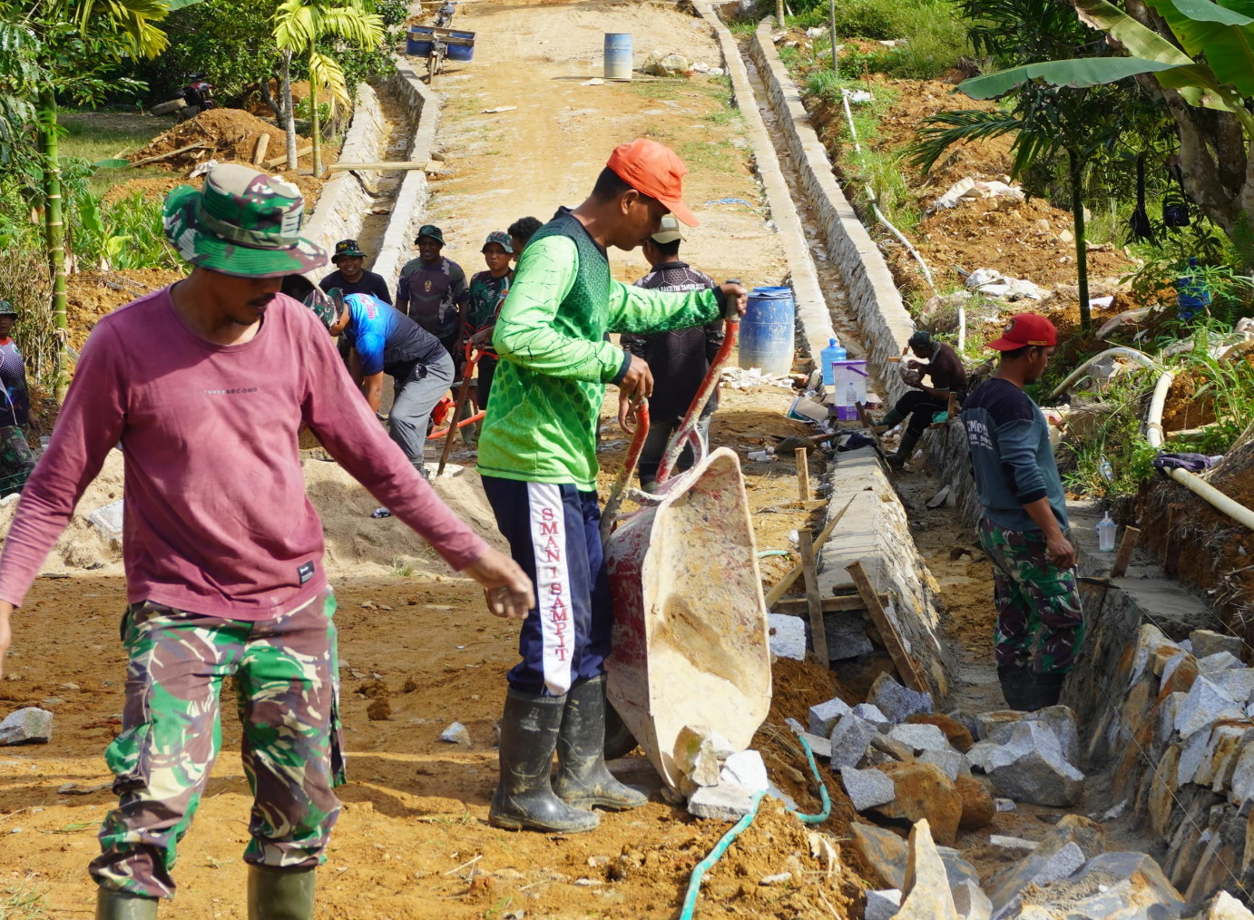 Satgas TMMD ke 127 Kodim 1015/Sampit Optimalkan Kinerja