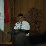 Sekda Pacitan Heru Wiwoho Menghadiri Pengukuhan Pengurus PKDI (Persaudaraan Kepala Desa Indonesia) Cabang Pacitan Periode 2026-2030