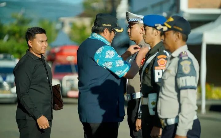 Wakil Bupati Pacitan Gagarin Sumrambah Pimpin Apel Gelar Pasukan Operasi “Ketupat” 2026