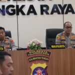 Momentum Ramadan, Kapolresta Palangka Raya Ikuti Vicon Arahan Kapolda Kalteng