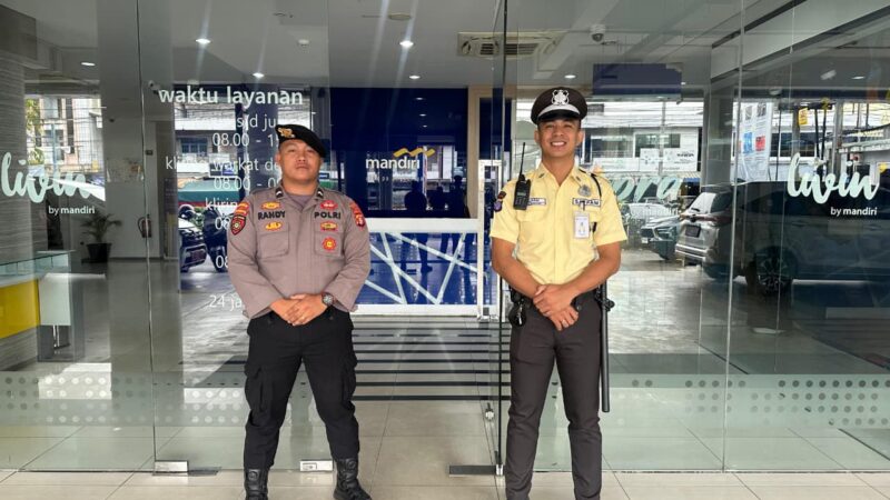 Fokus Antisipasi Gangguan Keamanan, Satpamobvit Polresta Palangka Raya Amankan Sejumlah Kantor Bank