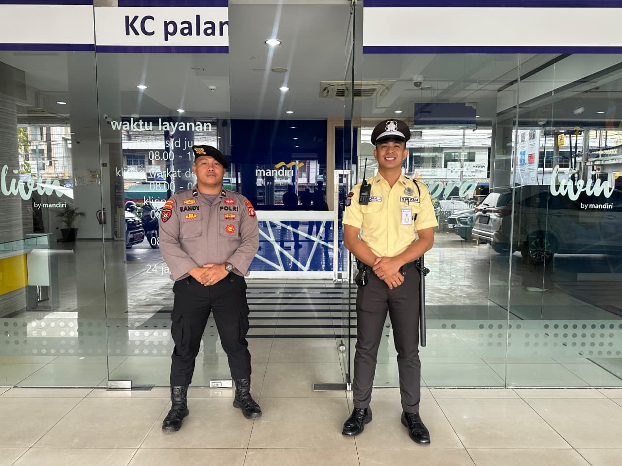 Fokus Antisipasi Gangguan Keamanan, Satpamobvit Polresta Palangka Raya Amankan Sejumlah Kantor Bank