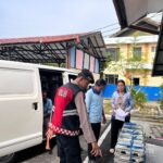 Dukung Program Nasional, Satsamapta Polresta Palangka Raya Amankan Distribusi MBG ke Sekolah