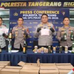 Polresta Tangerang Amankan 2.268 Botol Miras dan 10.779 Butir Obat Keras dalam Operasi Pekat Maung 2026