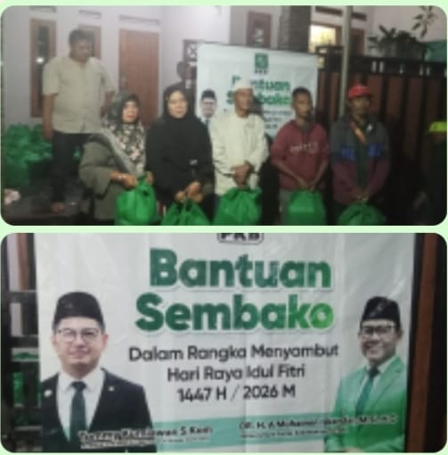 ANGGOTA DPR RI TOMMY KURNIAWAN GELAR BUKBER BERSAMA WARGA DAN PEMBAGIAN SEMBAKO.
