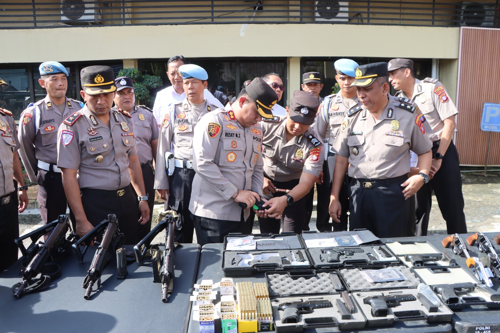 Polres Kotim Gelar Penertiban Senpi Dinas Serentak, Pastikan Keamanan dan Kondusifitas Bulan Ramadhan