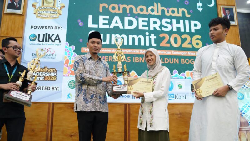 SISWA SMAN I RUMPIN BOGOR MERAIH PREDIKAT PESERTA TERBAIK DALAM EVEN RAMADHAN LEADERSHIP SUMMIT 2026