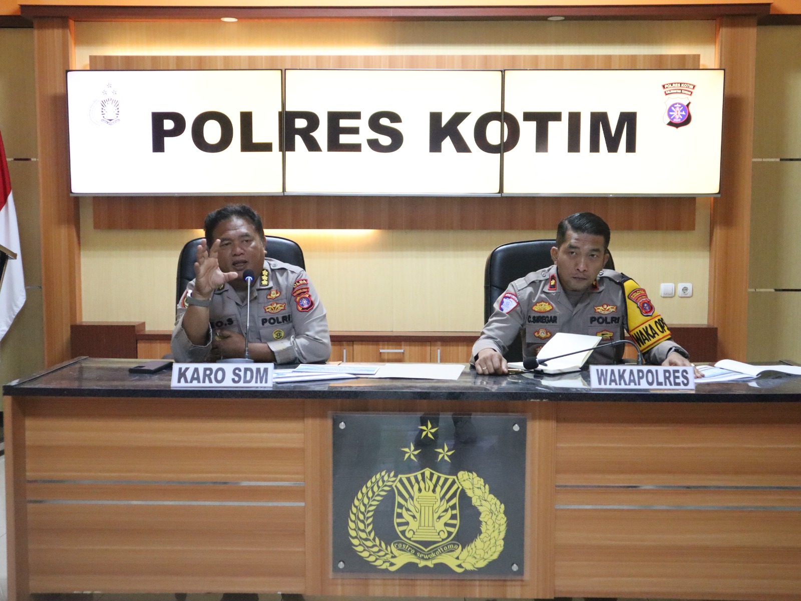 Polres Kotim Ikuti Rapat Koordinasi Ketahanan Pangan di Pimpin Bapak Karo SDM Polda Kalteng Tahun 2026