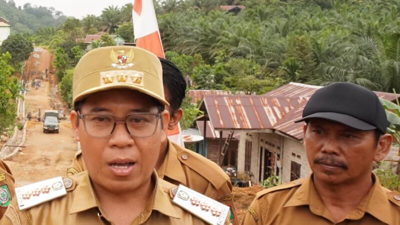 Camat Telaga Antang Apresiasi Kegiatan TMMD ke – 127