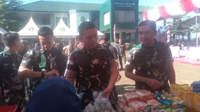 Kodim 0621/Bogor Gelar Bazar Ramadhan TNI 2026