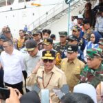 Kunjungan Kerja Bapak Gubernur Kalteng Bersama Kapolda Kalteng Dan Forkopimda Kalteng di Pelabuhan PT. Pelindo Sampit.