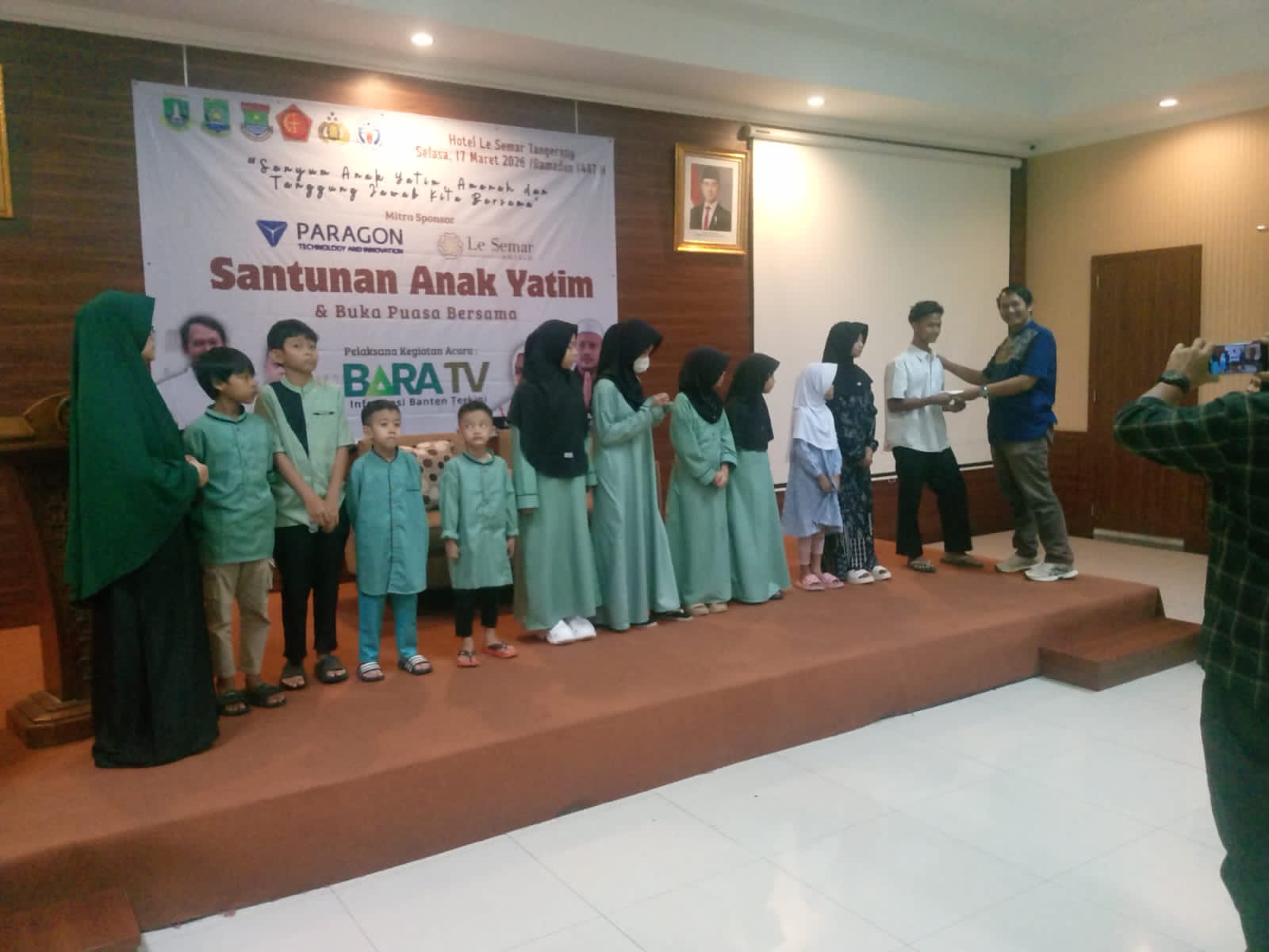 Ramadan 1447 H, Bara TV Santuni Anak Yatim di Hotel Le Semar Bersama Paragon