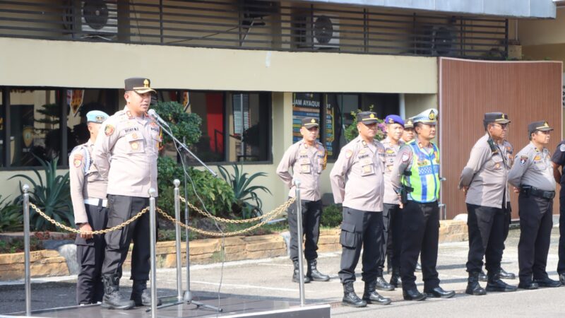 Polres Kotim Laksanakan Apel Jam Pimpinan Pasca Hari Raya Idul Fitri 1447H / 2026M