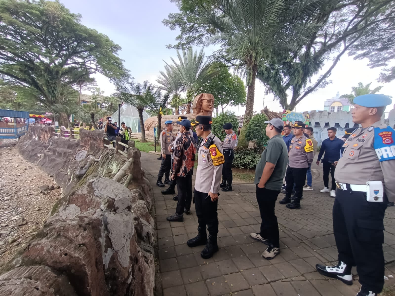 Kapolresta Tangerang Tinjau Objek Wisata, Pastikan Keamanan Pengunjung Pasca Idulfitri