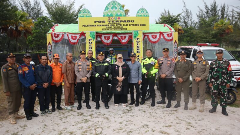 Sinergisitas Pos Terpadu Pelayanan Pengecekan Pam Obyek Wisata.