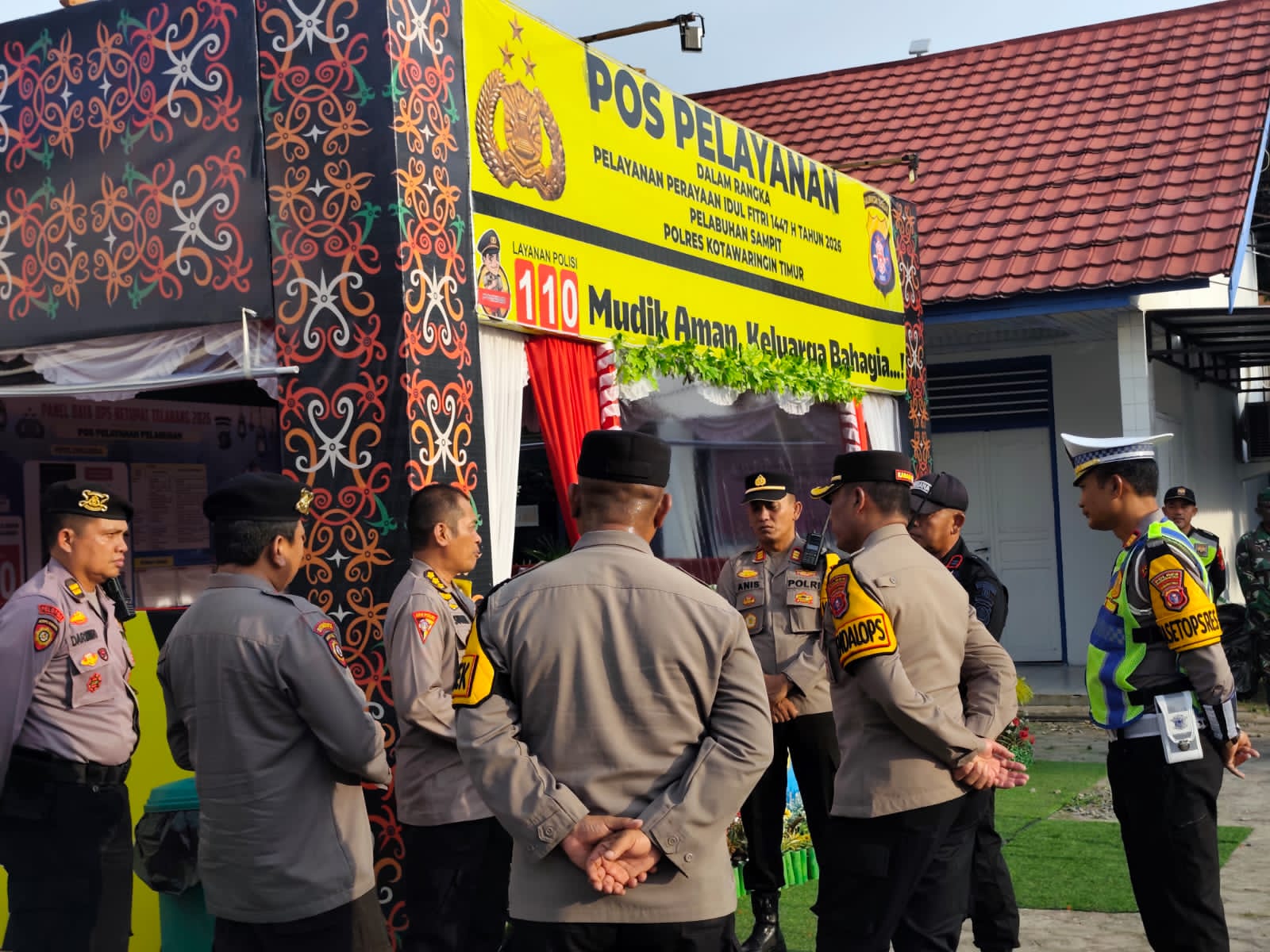 Satlantas Polres Kotim Amankan Kunjungan Karo Ops Polda Kalteng, Pastikan Keamanan dan Kelancaran