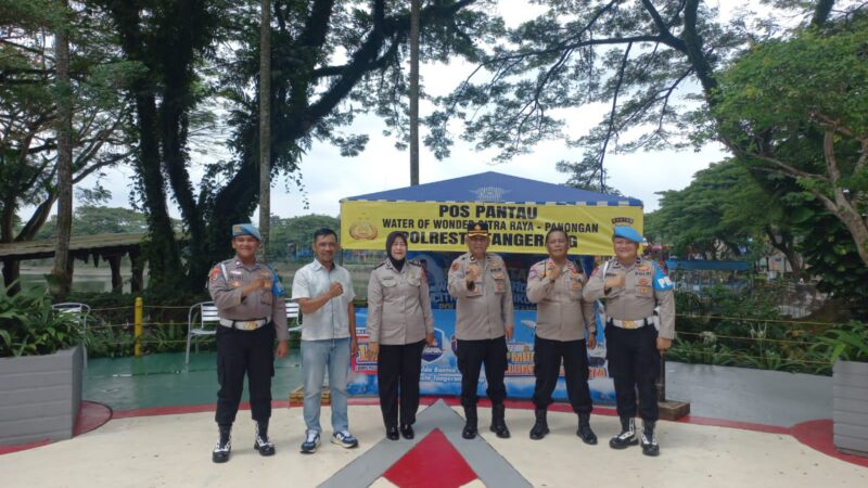 Polresta Tangerang Pantau Wisata Water World Citra Raya, Pastikan Keamanan Pengunjung Terjaga