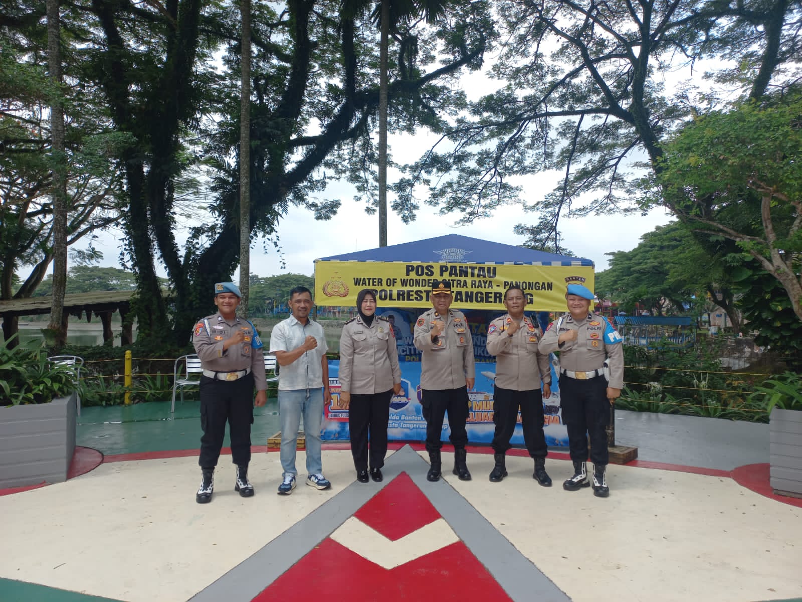 Polresta Tangerang Pantau Wisata Water World Citra Raya, Pastikan Keamanan Pengunjung Terjaga