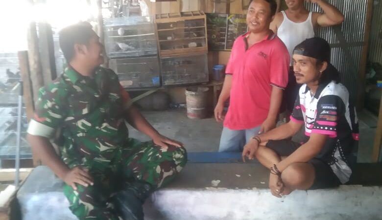 Babinsa Koramil 1015-03/Mentawa Baru Ketapang Melaksanakan Komsos Dengan Warga Binaan