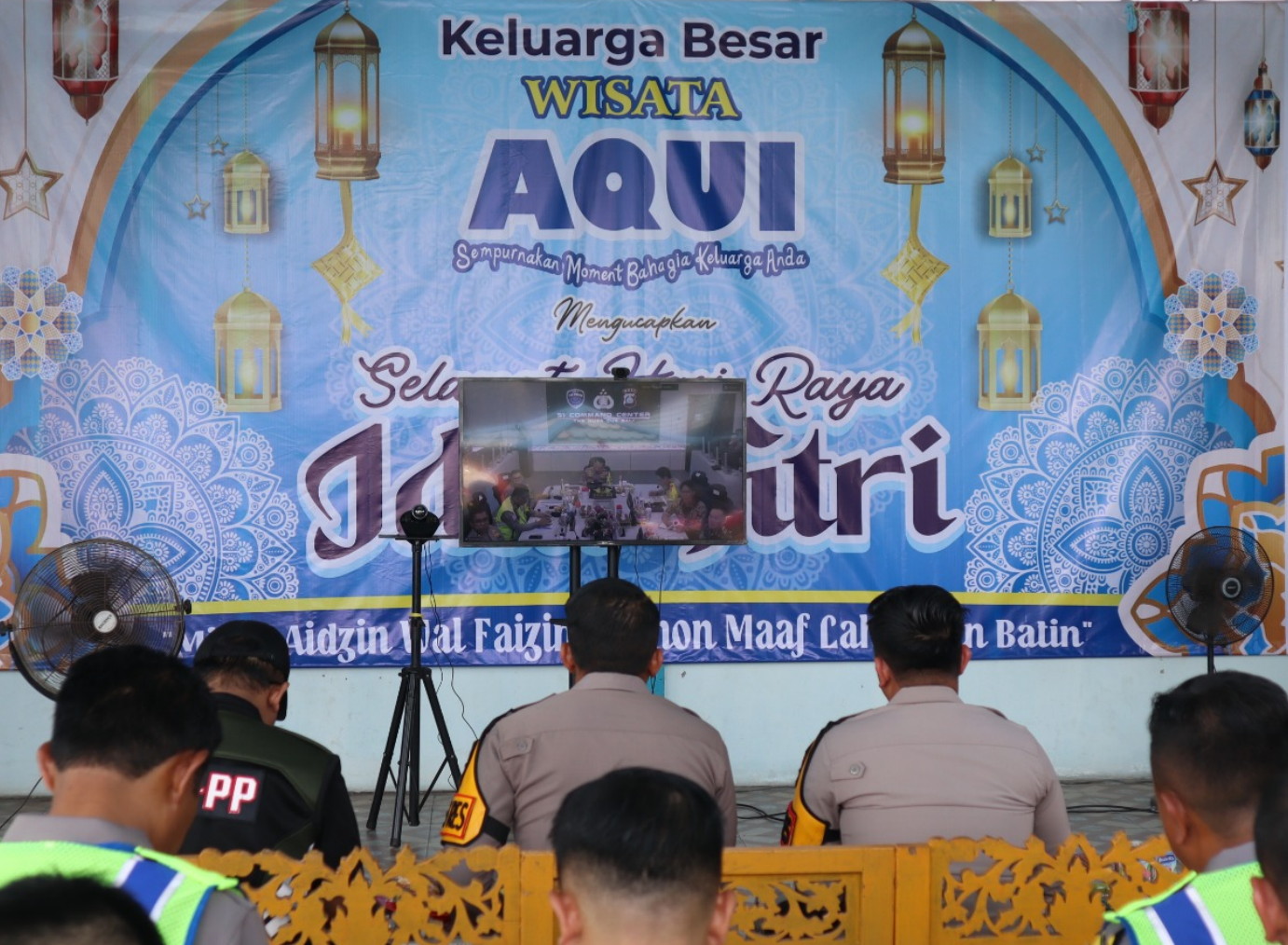 Polres Kotim Ikuti Zoom Meeting, Anev Perkembangan Sitkamtismas Terkini dan Monitoring Perayaan Idul Fitri 1447H / 2026M