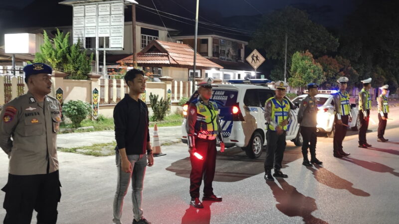 Blue Light Patrol Subuh, Polres Kotim Saat Bulan Ramadhan