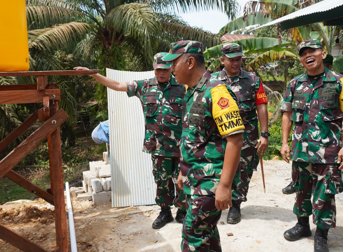 Tim Wasev Tinjau Lokasi TMMD ke-127 Kodim 1015/Sampit