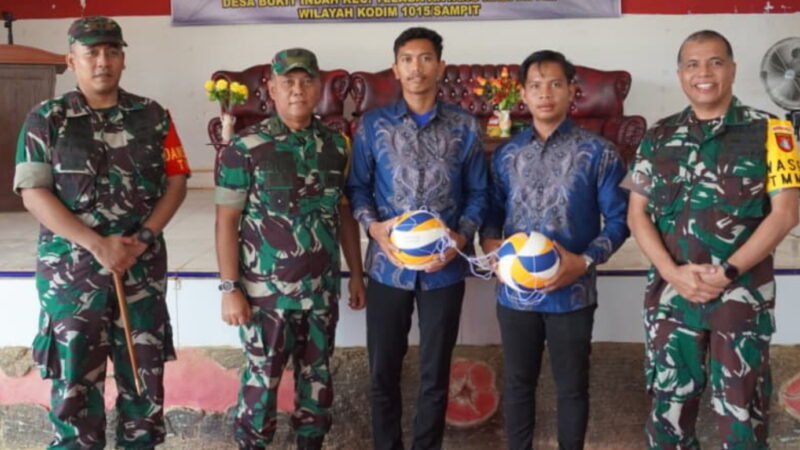 Tim Wasev Mabesad, Serahkan Bantuan Alat Olahraga Untuk Masyarakat