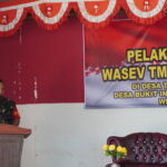 Dansatgas TMMD ke 127 Kodim 1015/Sampit Sampaikan Paparan Progres Pembangunan TMMD ke 127,Tim Wasev Mabes AD