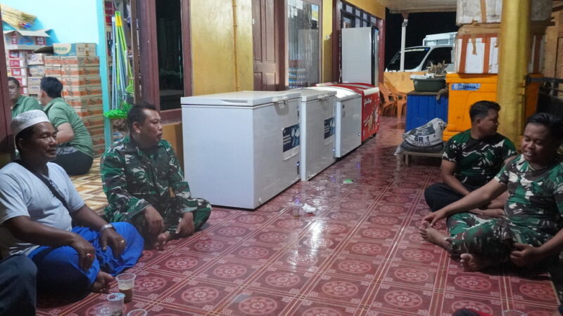 Malam Ramadhan Penuh Kehangatan, Satgas TMMD ke-127 Kodim 1015/Sampit Bersama Warga