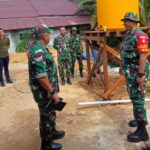 Pastikan Pembangunan Fisik Tepat Sasaran Wasev Kodam XXII/Tambun Bungai Tinjau Progres TMMD ke 127