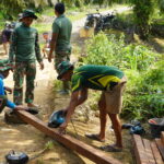 Satgas TMMD ke-127 Kodim 1015/Sampit Mulai Pekerjaan Sasaran Jembatan