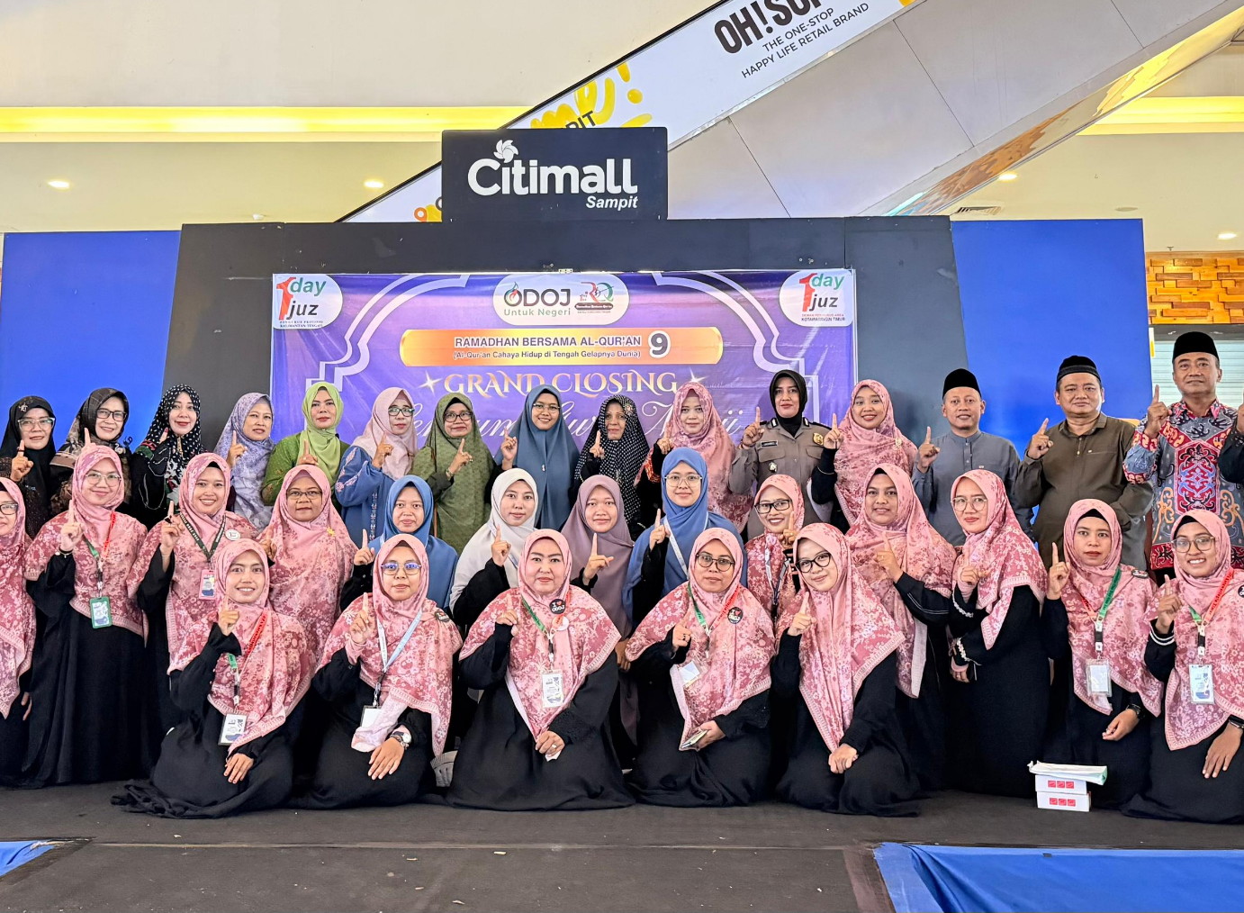 Polres Kotim Hadiri GRAND CLOSING Ramadhan Bersama Al-Qur’an (RBQ9) 1447 H Komunitas ODOJ