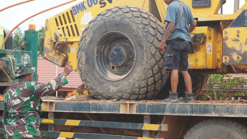 Sasaran Fisik TMMD Reguler ke-127 Kodim 1015/Sampit Selesai, Mobilisasi Alat Berat Kembali Dilakukan