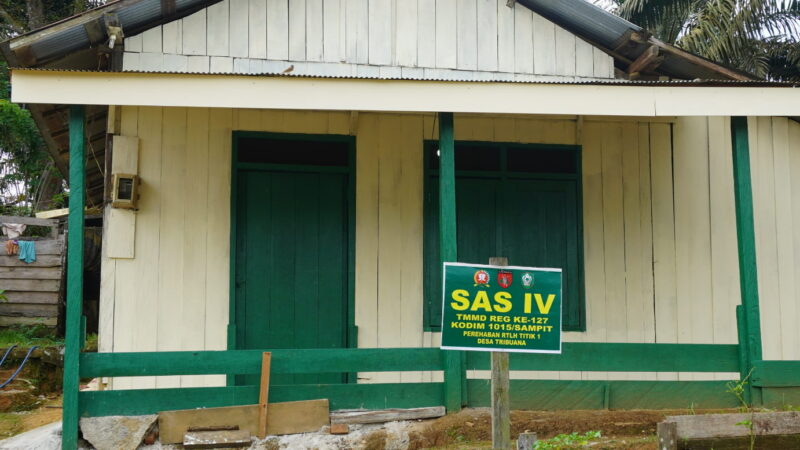 Akhirnya Terwujud, Satgas TMMD Kodim 1015/Sampit Hadirkan Hunian Layak