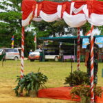 Dandim 1015/Sampit Bacakan Hasil Capaian Pelaksanaan Program TMMD Ke-127 Kepada Kasdam XXII/Tambun Bungai