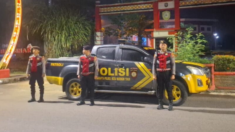 Jaga Sitkamtibmas Tetap Kondusif, Sat Samapta Polres Kotim Patroli Subuh Dibulan Ramadhan 1447H.